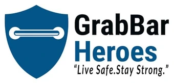 GrabBar Heroes logo: Live Safe. Stay Strong.